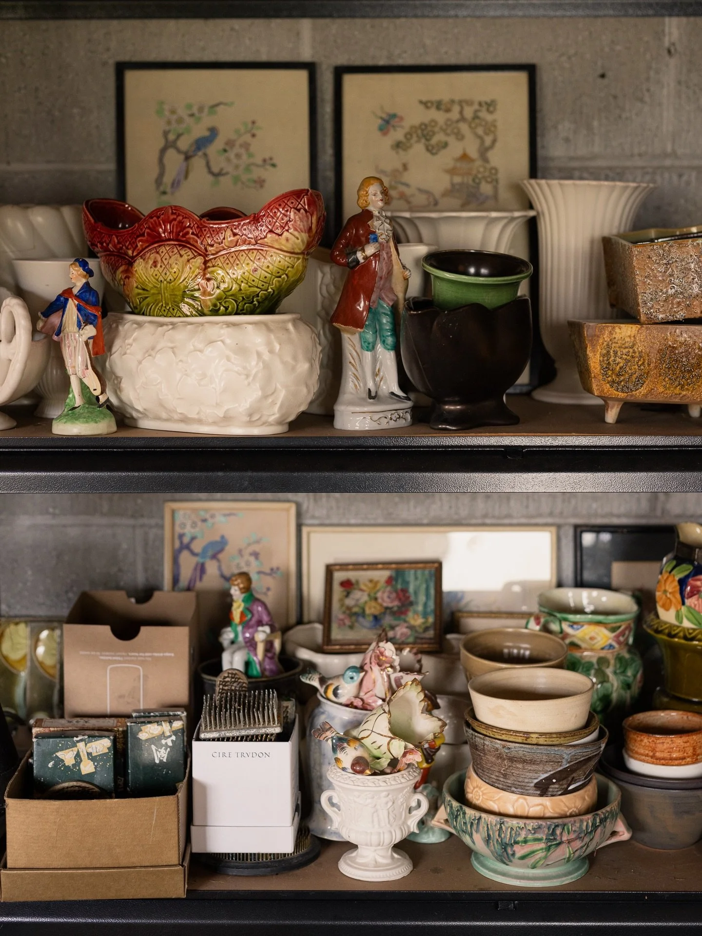 I am always longing for the perfect vase. Perhaps it doesn&rsquo;t exist, however that doesn&rsquo;t stop me being ever hopeful. In the meantime these are a few of my favourites and another couple of views of my studio this week. Books are like vases