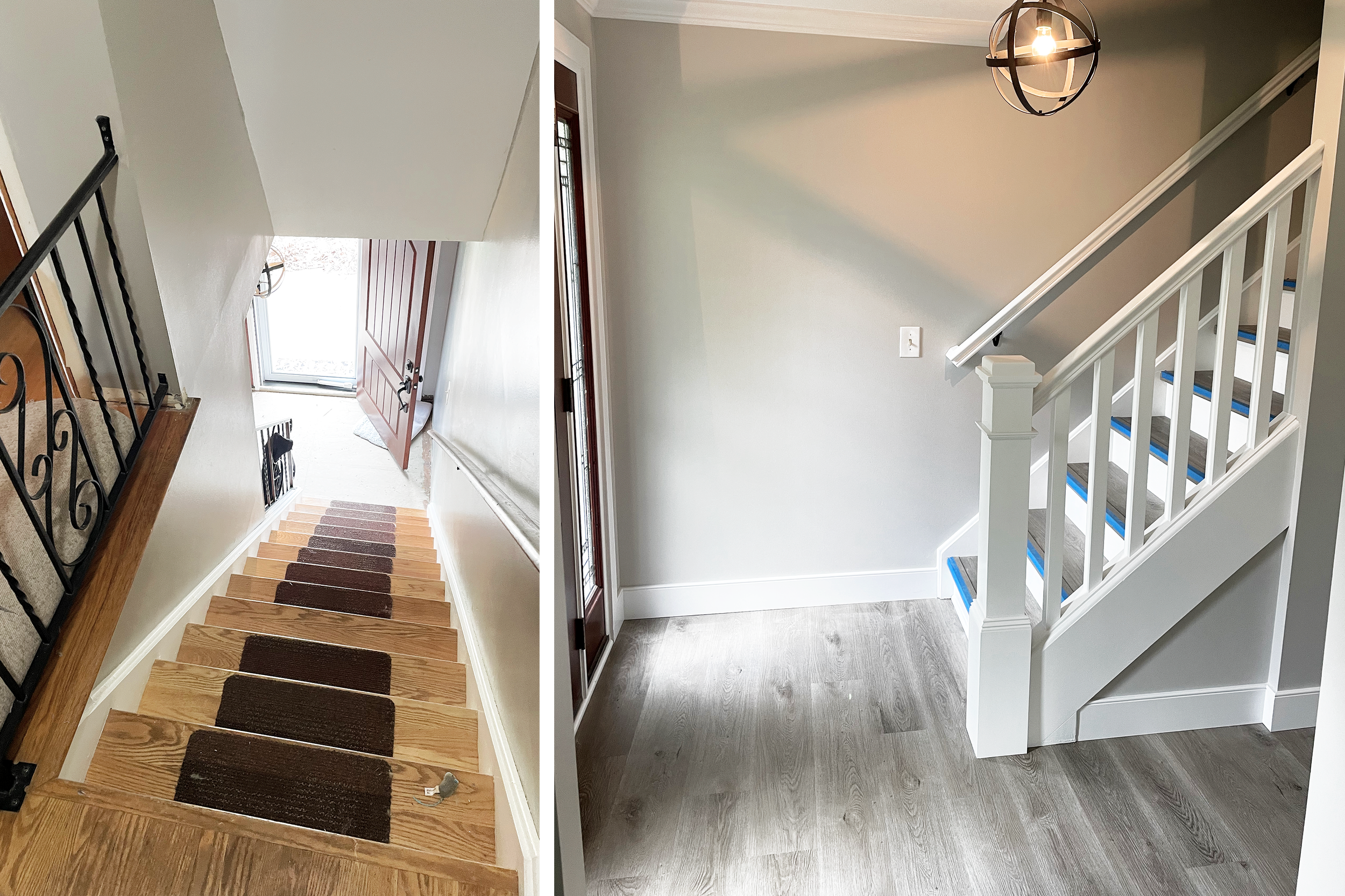 Before (Left), After (Right)