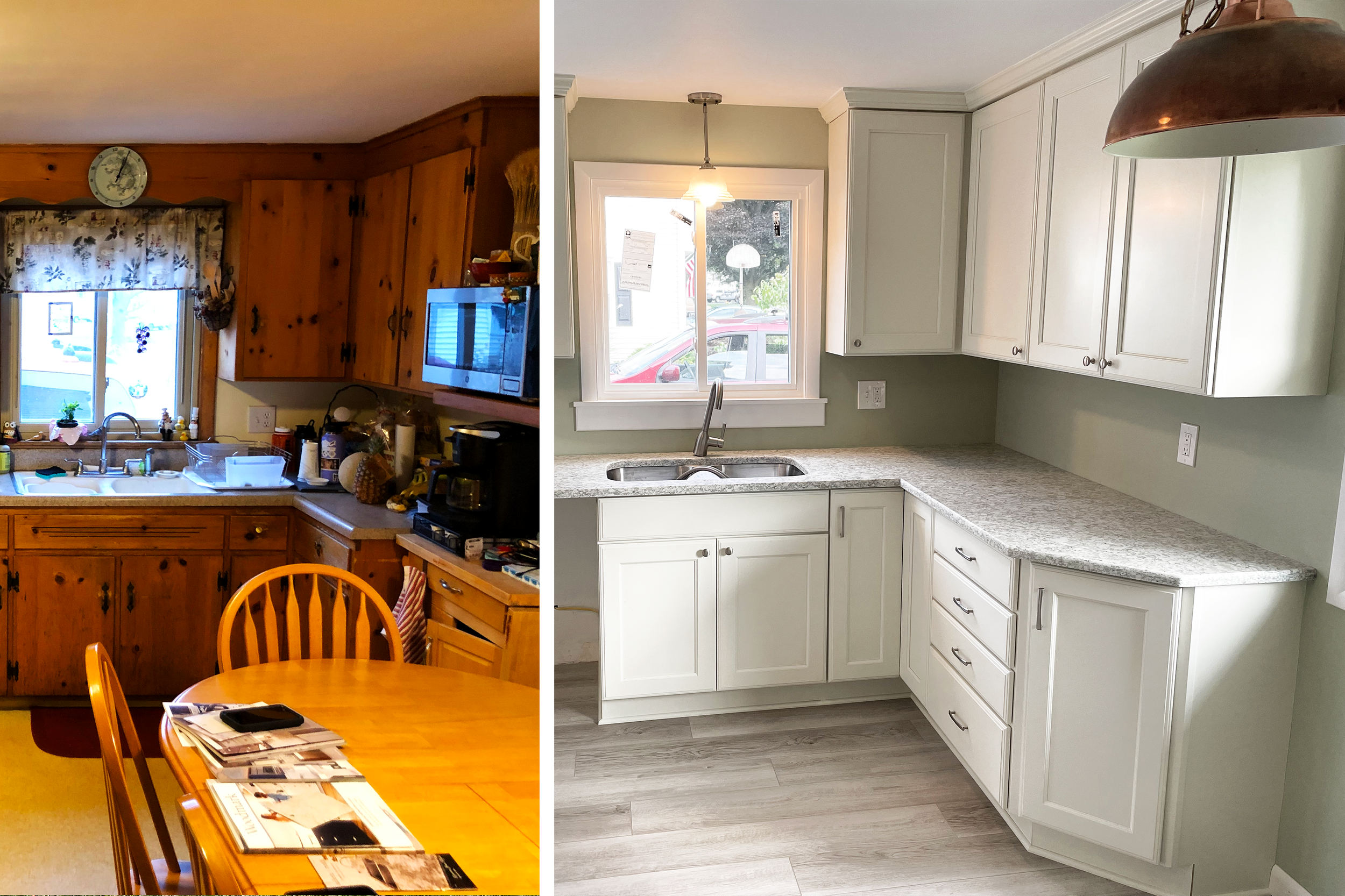 Before (Left), After (Right)