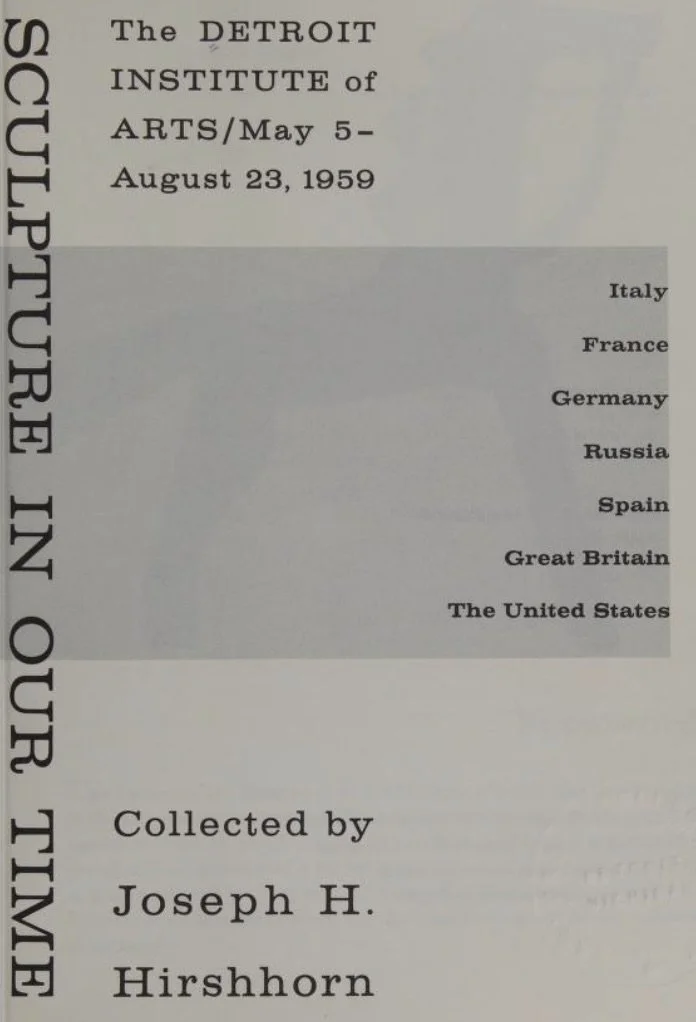 Sculpture in Our Time