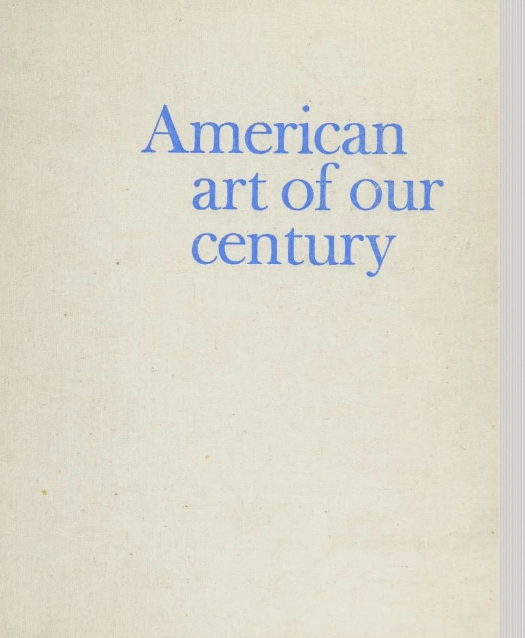 American art of our century