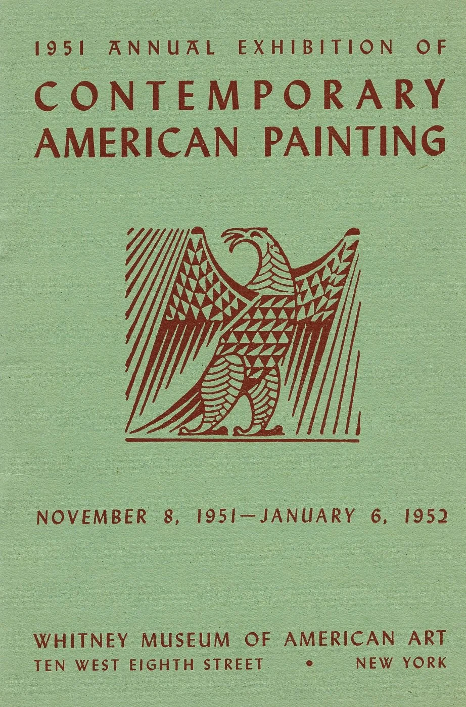 1951 Annual Exhibition of Contemporary American Painting