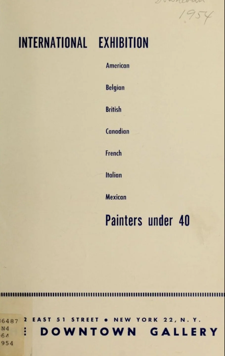 International Exhibition, Painters Under 40