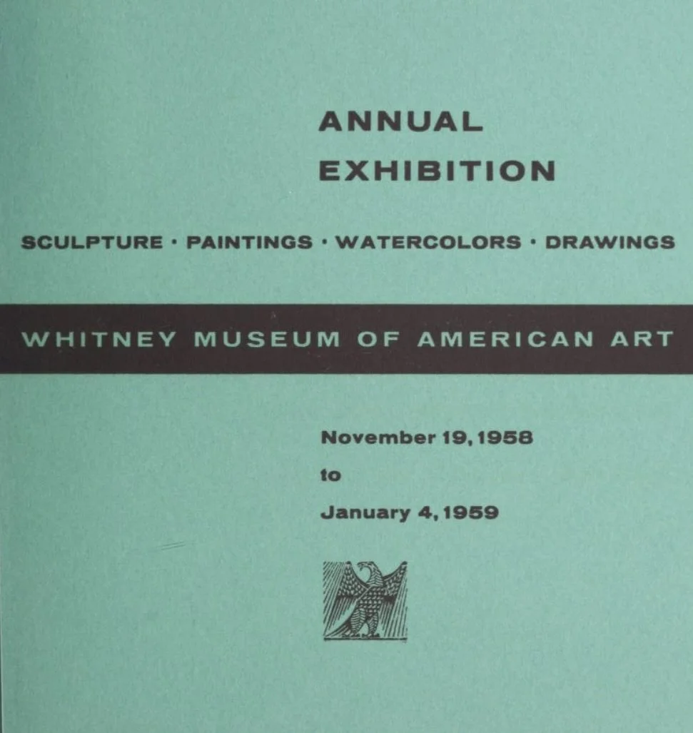 Whitney Museum of American Art, Annual Exhibition Sculpture, Painting, Watercolors, Drawings