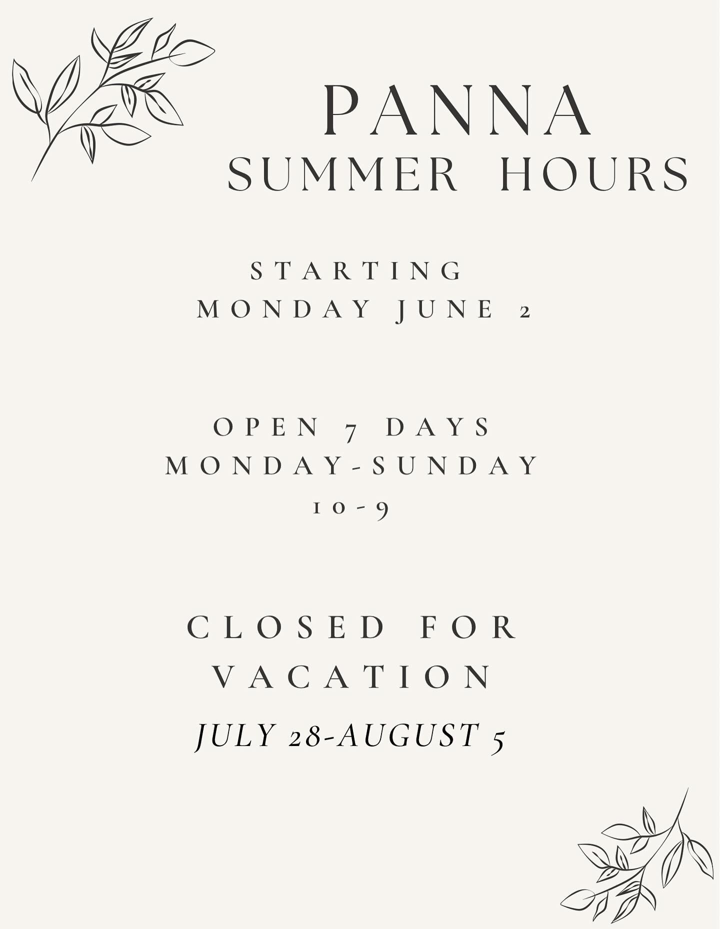 It&rsquo;s that time of year! We&rsquo;re open 7 days for now- tell a friend 💙