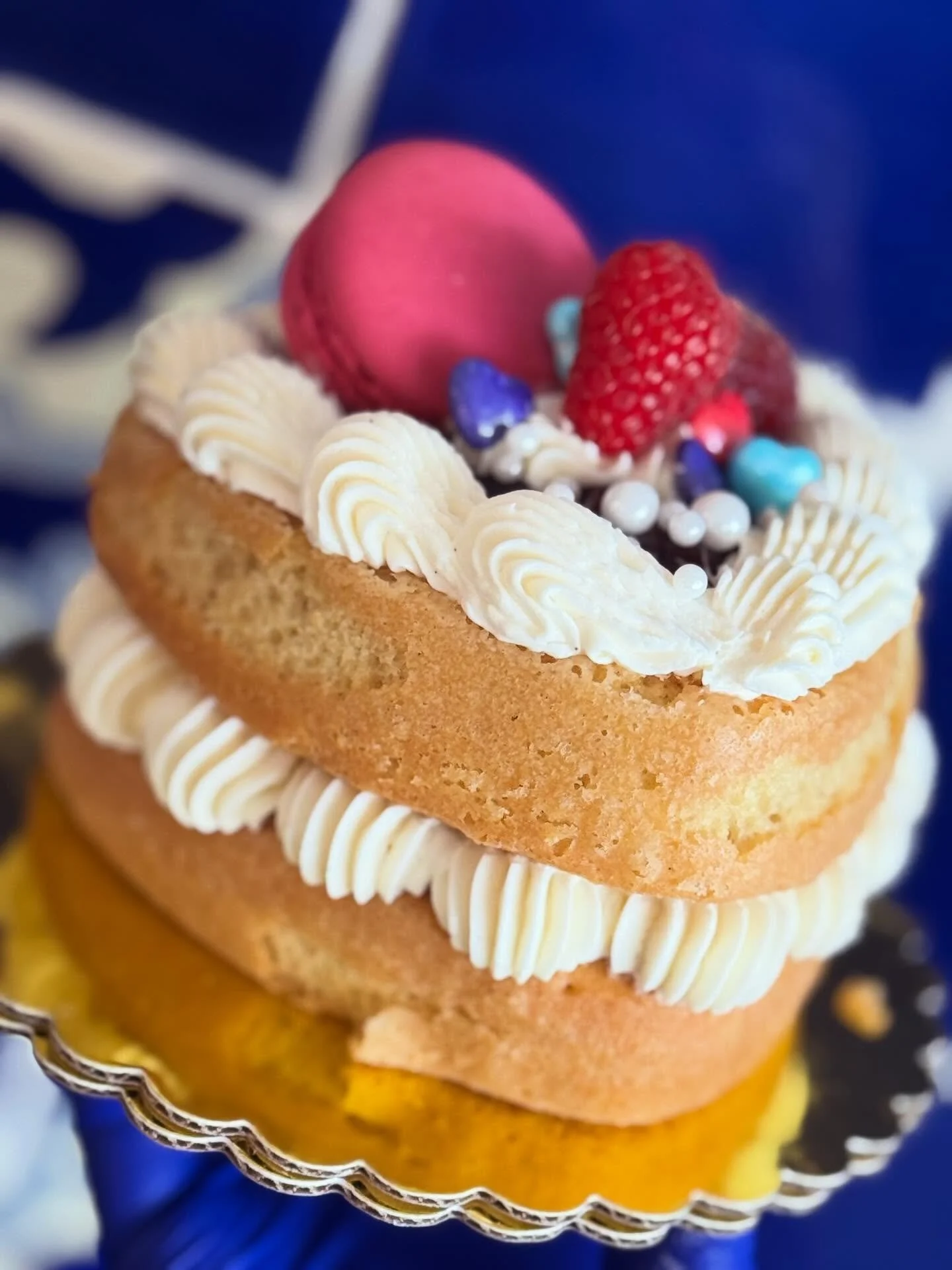 Vanilla Heart Cakes with raspberry Jam- available tomorrow- Sunday. I&rsquo;ll make a limited amount each day so Order to reserve yours! Link in Bio