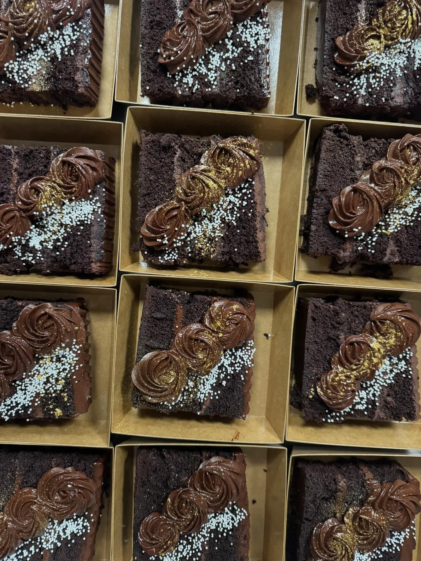 This much requested Devil&rsquo;s Food Chocolate is Vegan AND Gluten Free! I&rsquo;m not vegan or gluten free and to me this is just a darn good slice of decadant chocolate cake. 💙💙💙