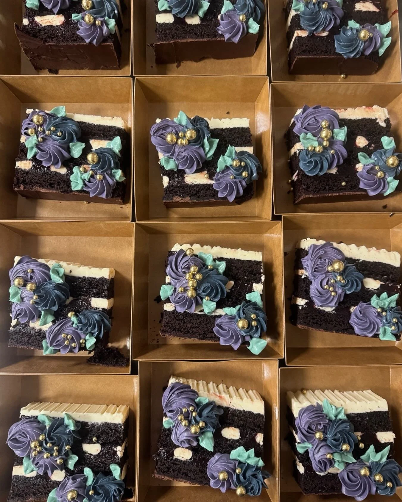 Chocolate Layer Cake (GF) with raspberry jam and vanilla buttercream is up!