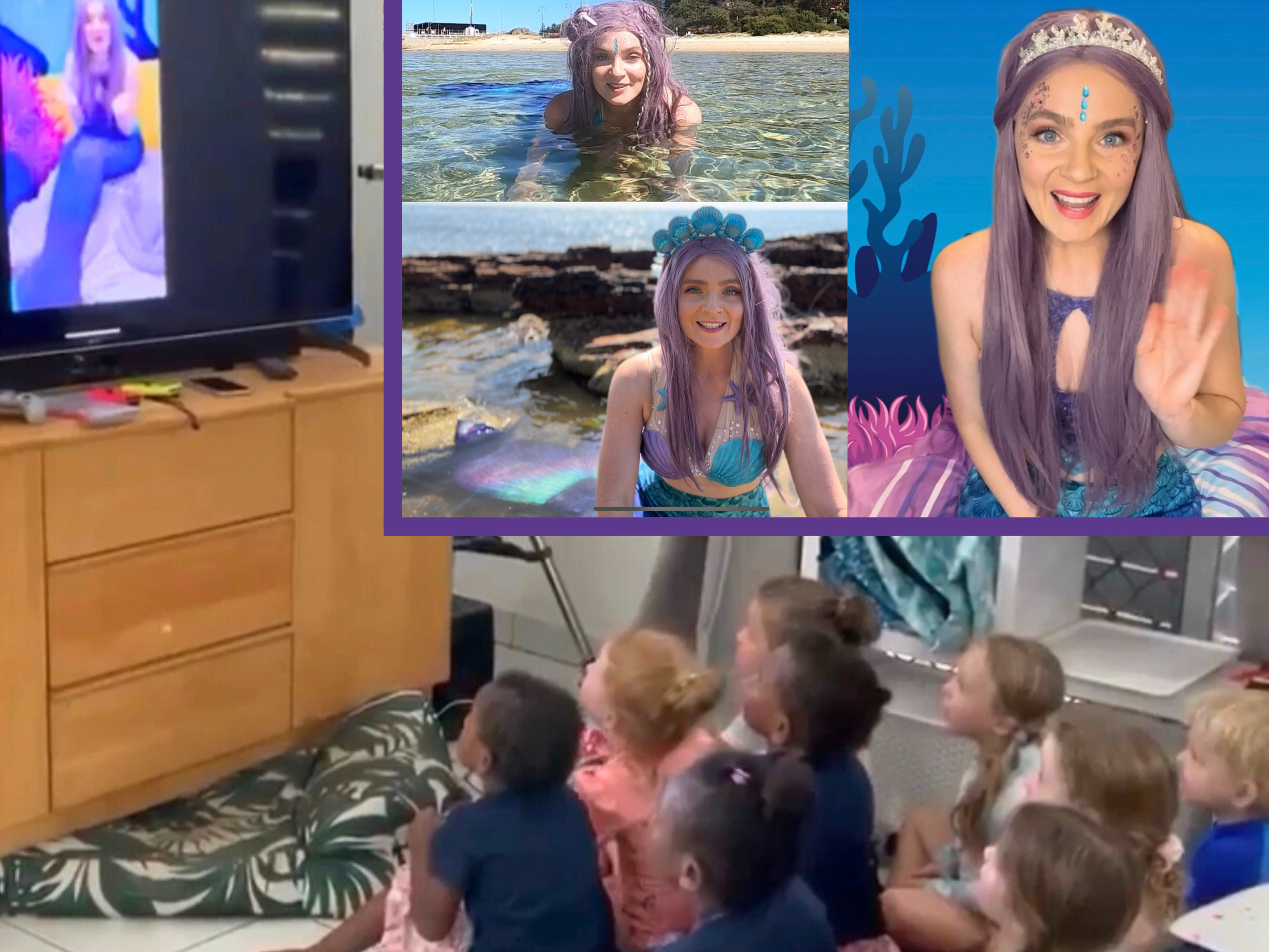 Meet a Mermaid over Zoom Call