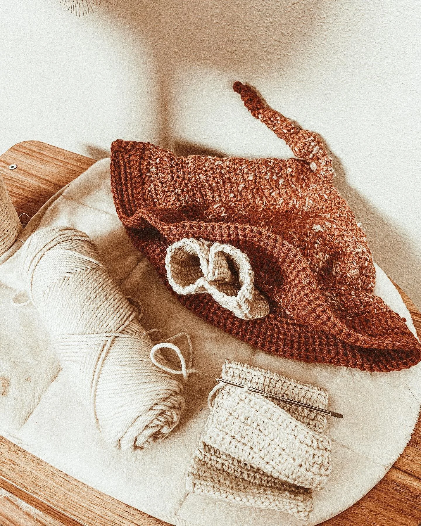 Currently making a mushroom hat for Ren fair. 🍄 ✨🧙&zwj;♀️ #crochetersofinstagram