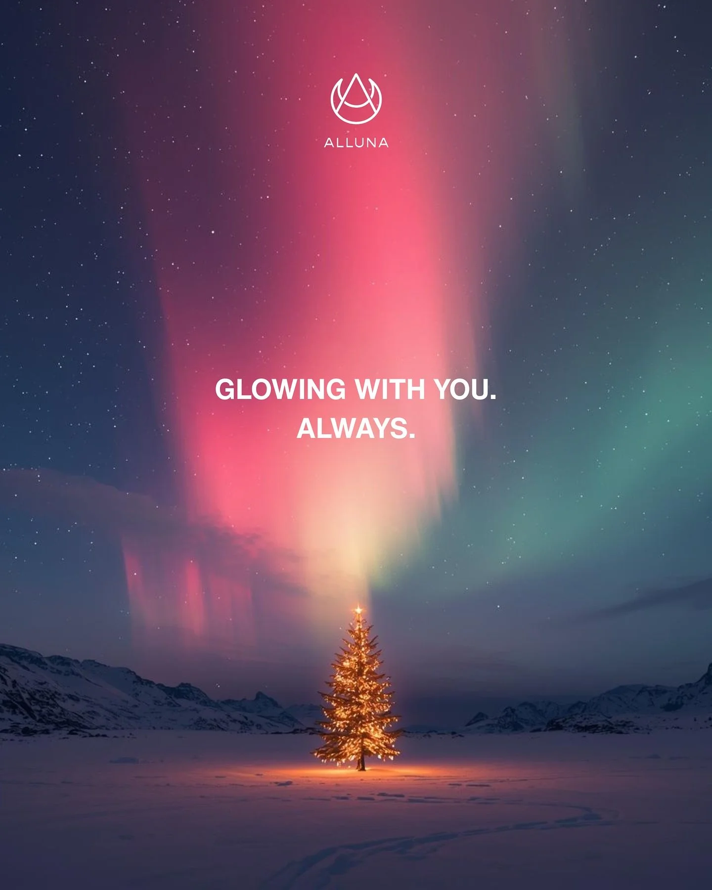 ❄️✨ Glowing with you. Always.

This season, Alluna invites you to rediscover your light - softly, quietly, beautifully.
Inspired by the glow of the aurora, our year-end treatments are designed to restore balance and radiance from within - from collag