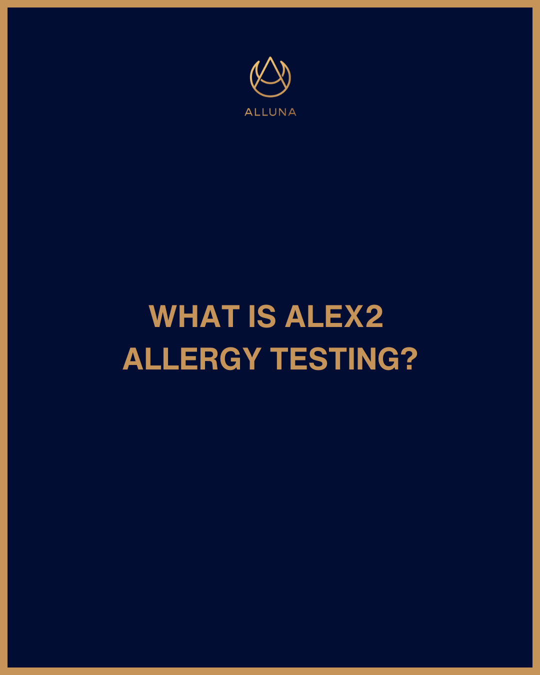 Allergy Testing with ALEX2