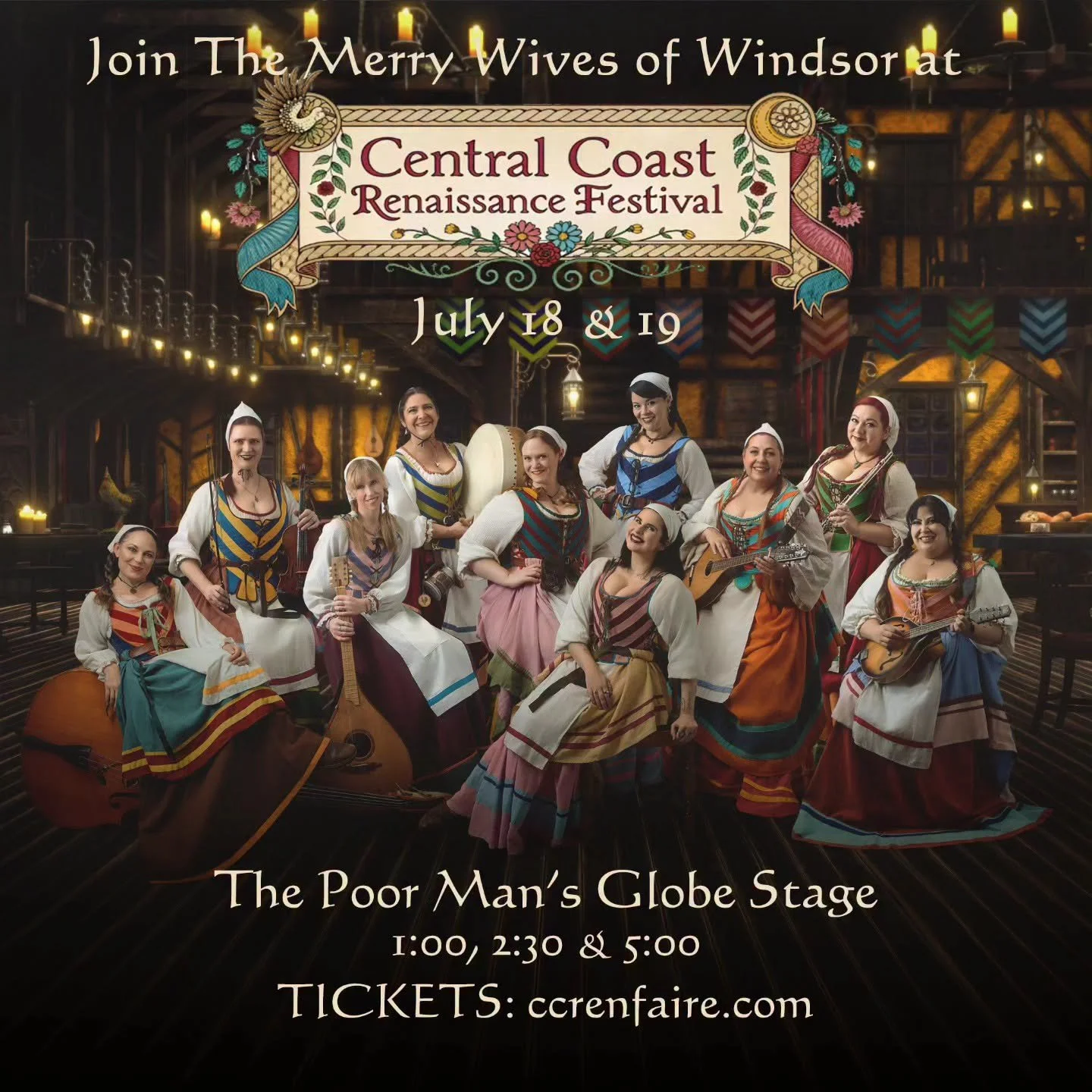 Merry Wives at The Central Coast Renaissance Festival