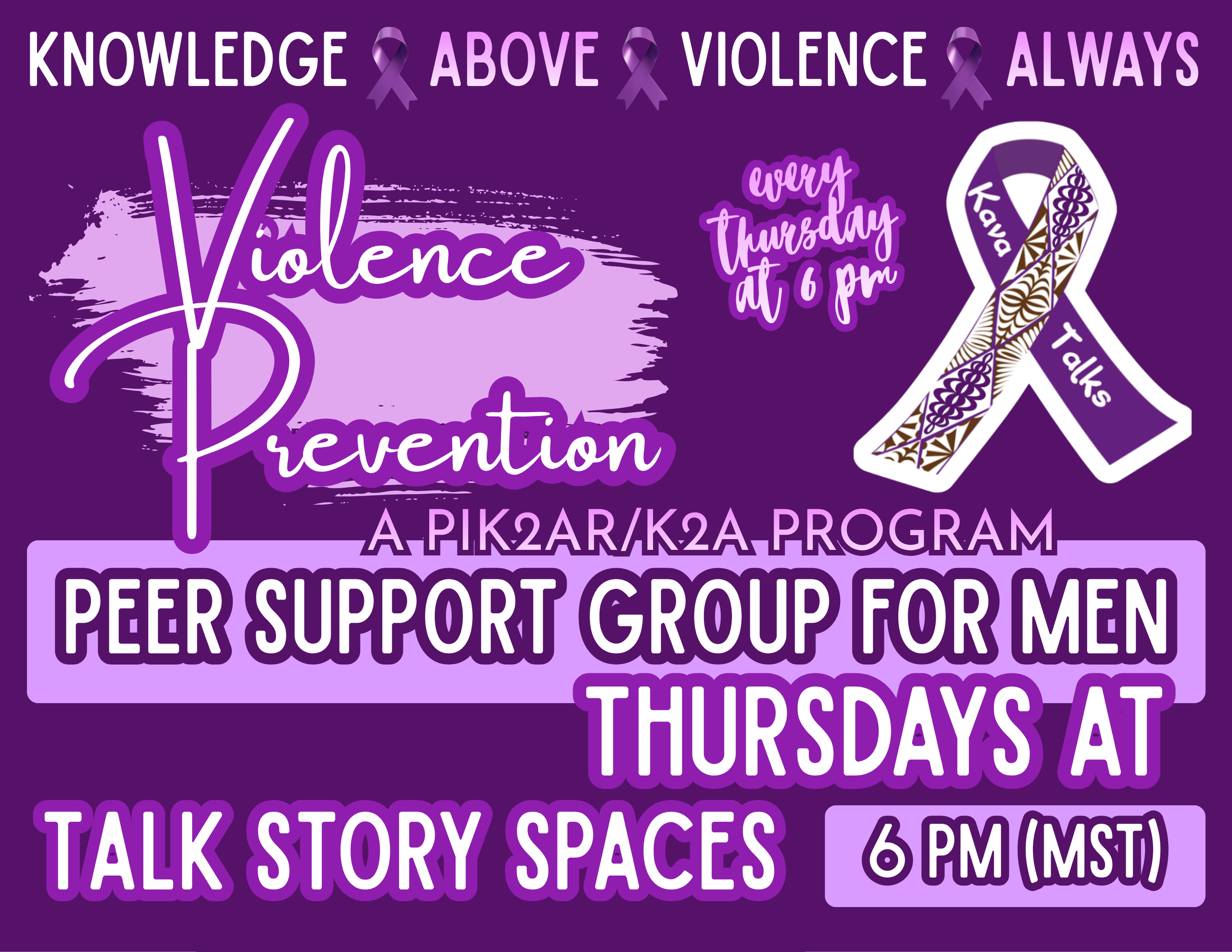 K.A.V.A. Talks Men's Peer Support Group