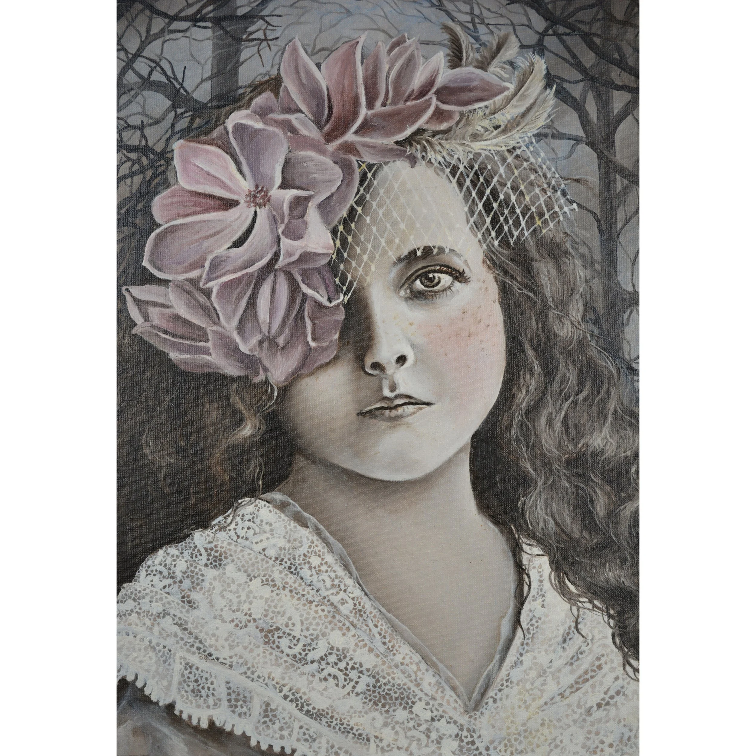 YOUNG WOMAN IN A VEIL