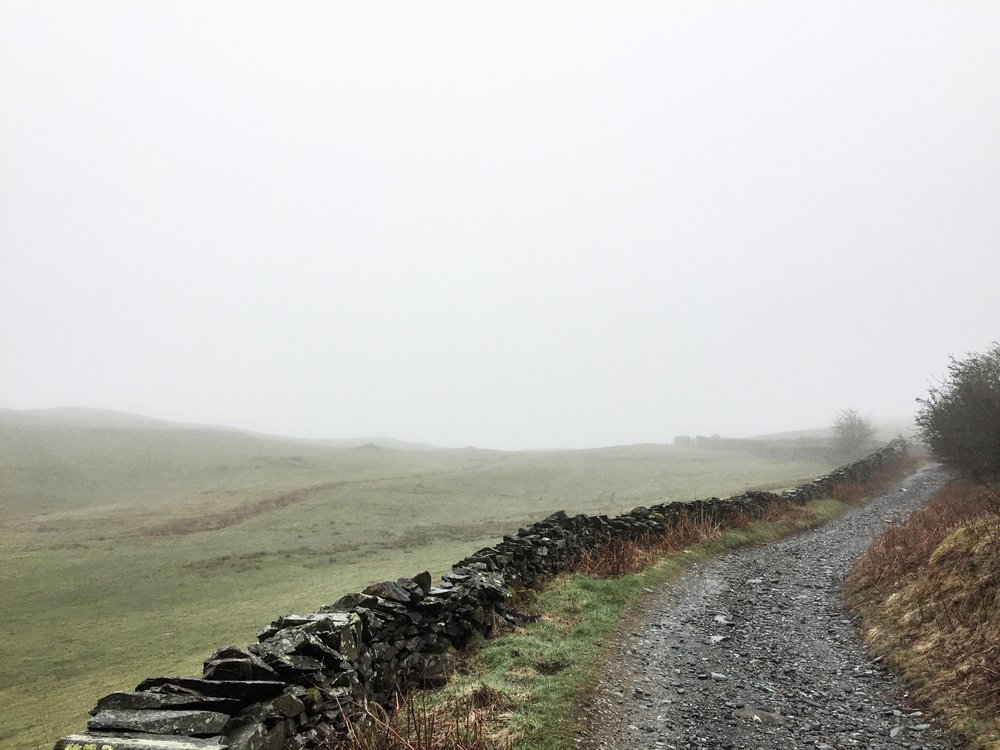 Gravel road past Dubbs Reservoir