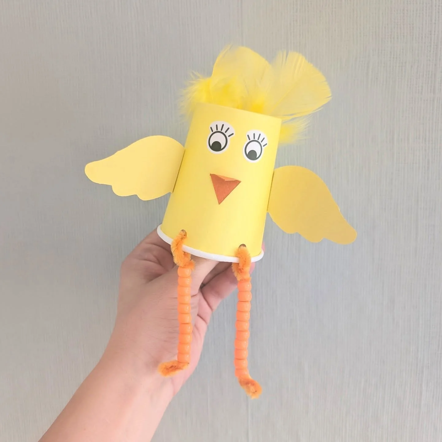 If you have a child who would like to make their own cup chicks, come along to our session on Wednesday!
My example is just the starting point! Scroll to see how my son jazzed his up into his very own disco chick!! 🪩🐥

#craft #art #getkidscrafting 