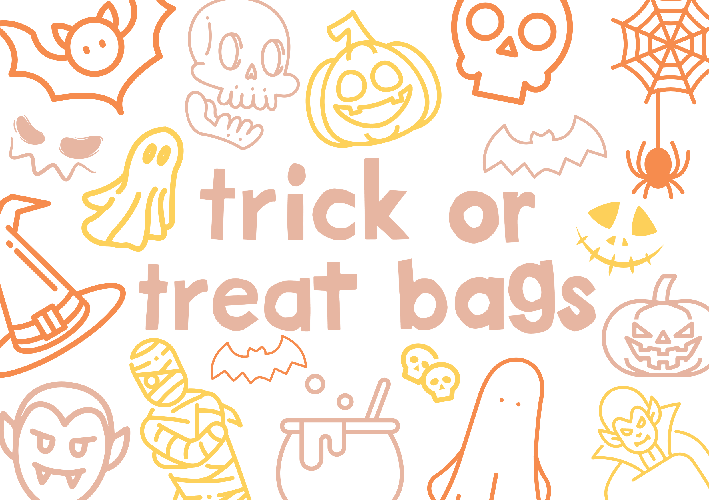 Trick or Treat Bag Decorating for Children @ Dragonfly Cafe. Friday 30th October