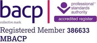 My registered member number with the British Association of Counsellors and Psychotherapists.