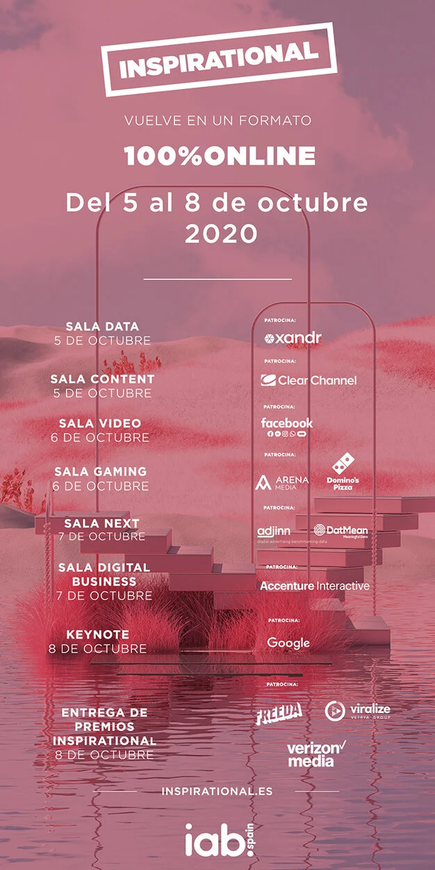 IAB Spain anuncia que el festival Inspirational 2020 será en octubre y 100% online