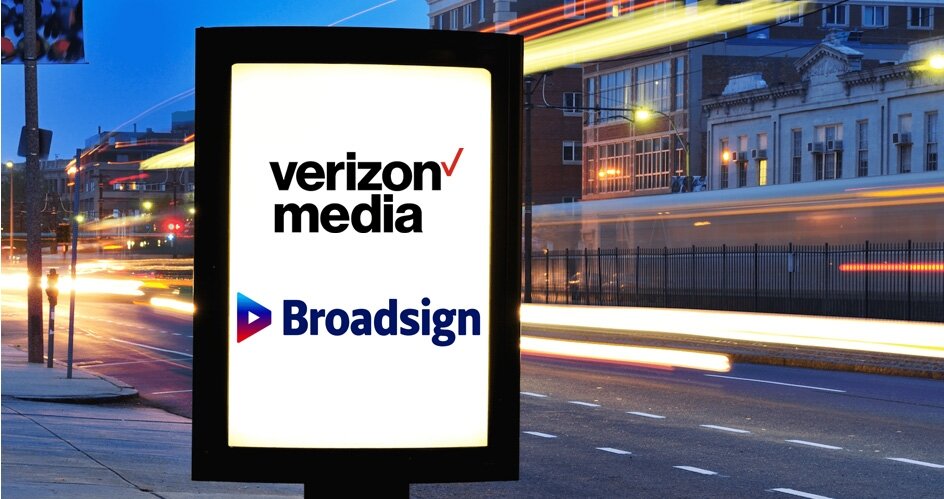 Verizon Media se une a Broadsign para ampliar su oferta programática omnicanal