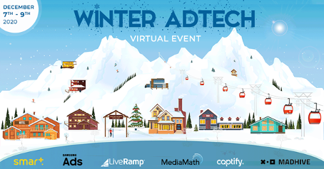 Winter AdTech: Smart, Samsung Ads, Liveramp, Mediamath, Captify y Madhive anuncian festival virtual de publicidad y medios