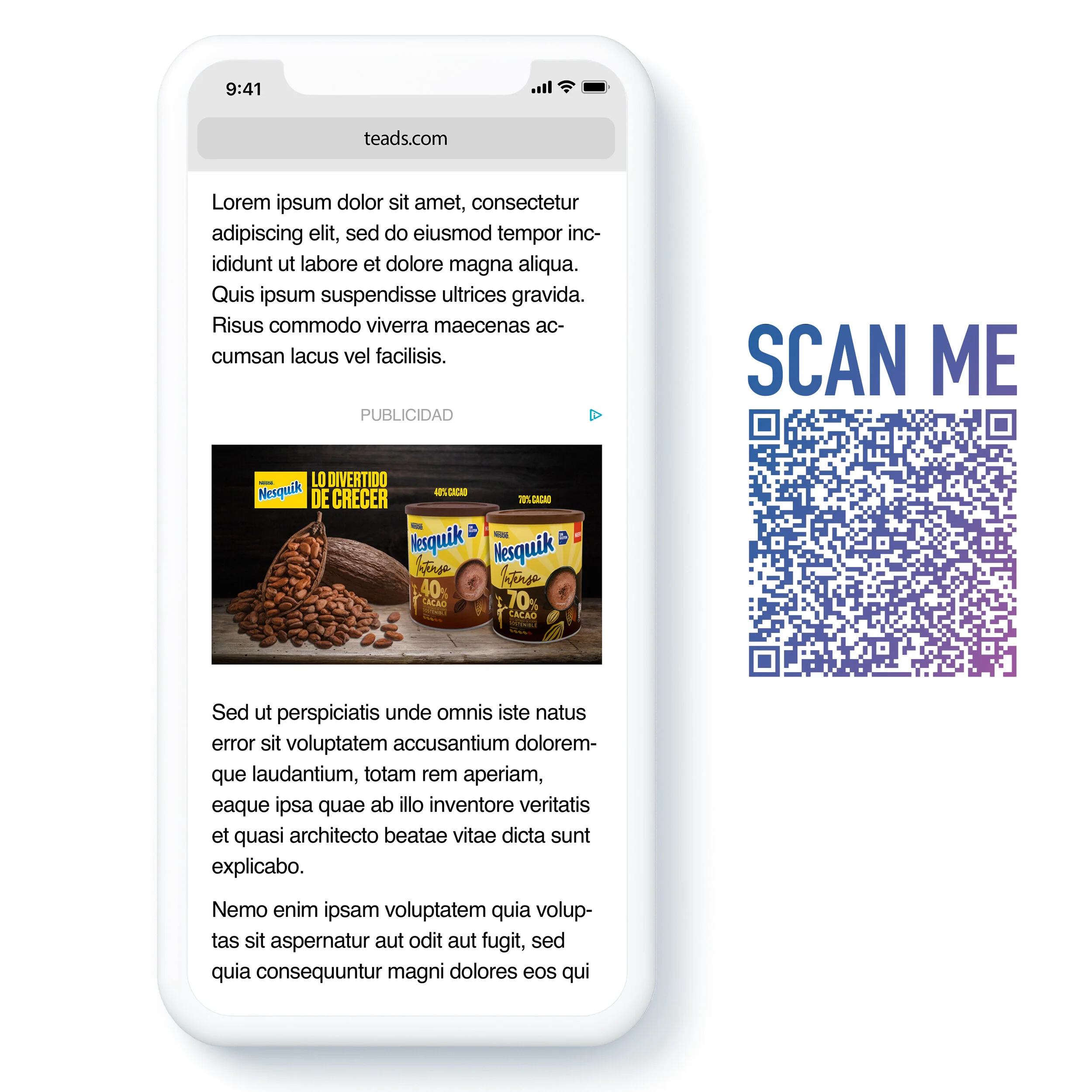 Teads, junto a Nestlé y UM, cuantifica con éxito la eficacia del contextual targeting