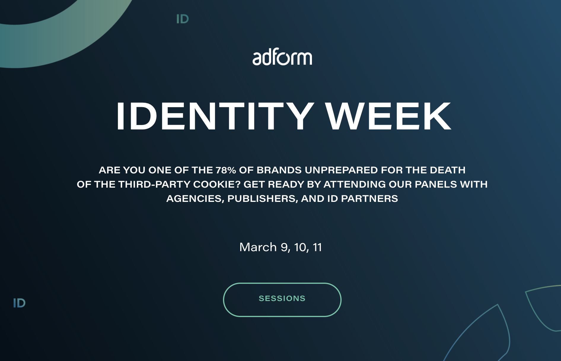 Adform te invita a su “Identity Week” para hablar sobre la desaparición de las cookies de terceros con la colaboración de diferentes expertos del sector