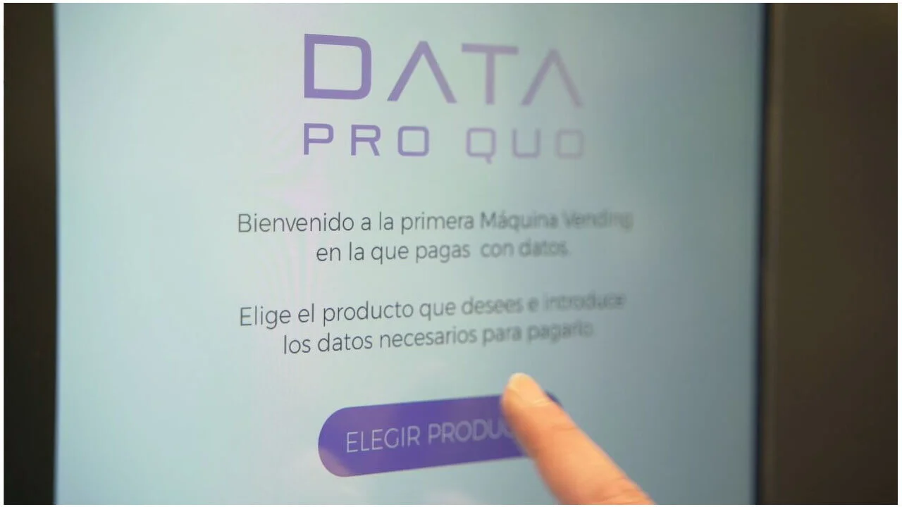 Data Pro Quo, la primera máquina de vending en la que se paga con Data