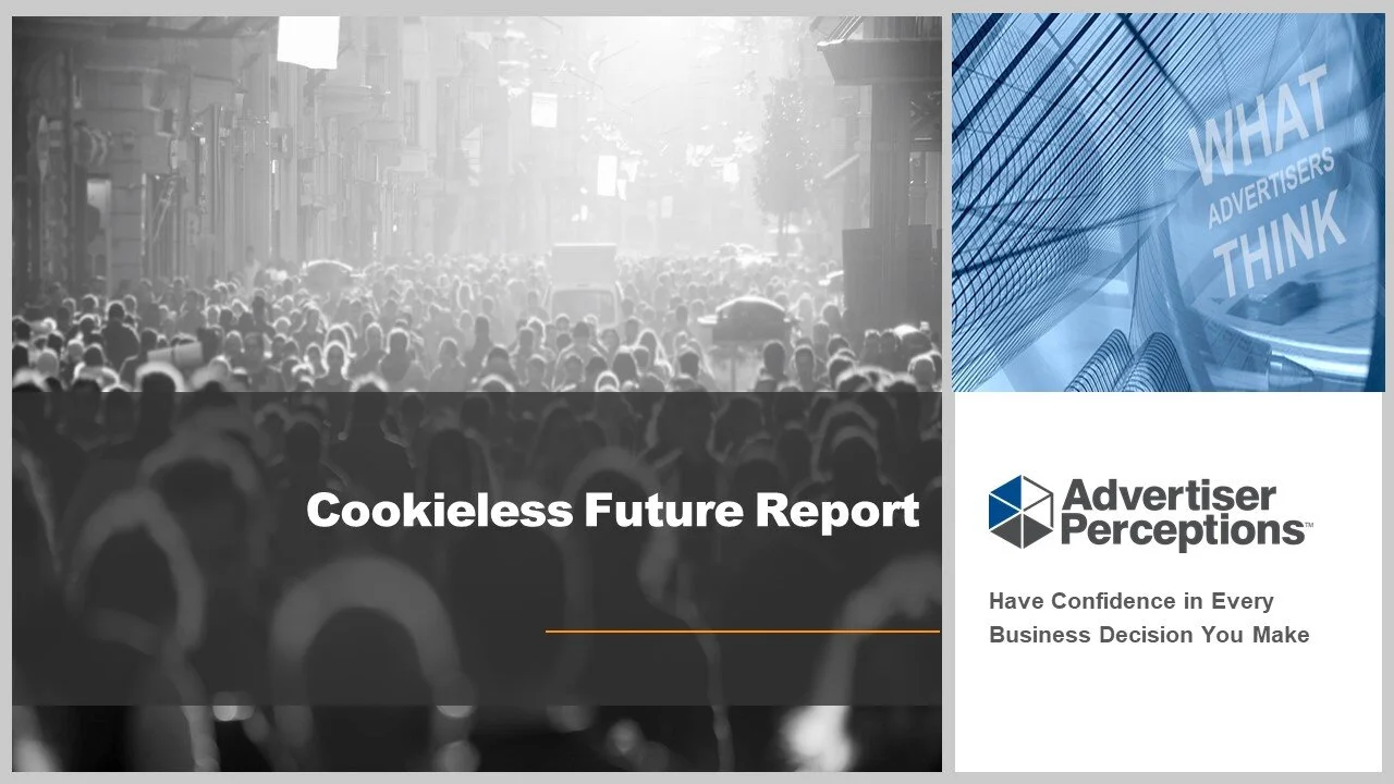 El informe "Cookieless Future" de Advertiser Perceptions captura una "instantánea" de la evolución de la industria