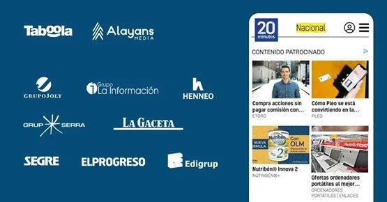 Alayans Media elige a Taboola como proveedor exclusivo de recomendación de contenidos