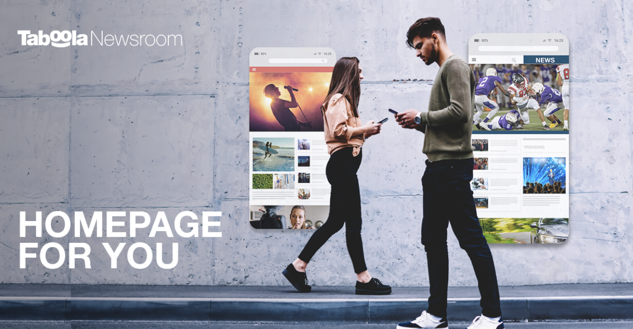 Taboola lanza ‘Homepage For You’, una tecnología de IA que permite a los soportes personalizar sus portadas