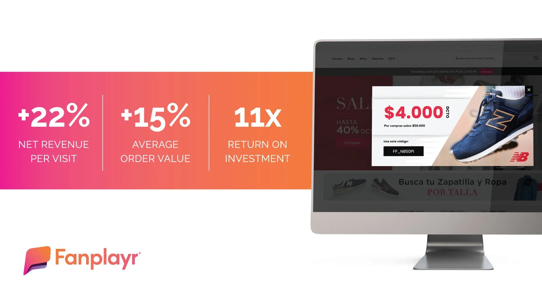 New Balance logra un incremento de los ingresos netos del 22% con la tecnología predictiva de comportamiento de Fanplayr