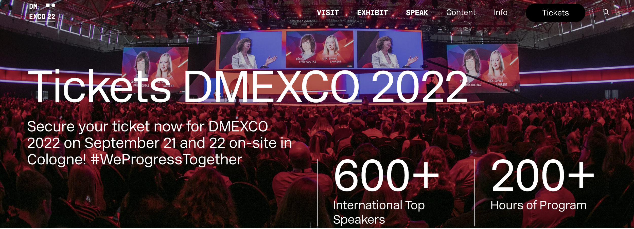 La compra de entradas para DMEXCO 2022 ya está disponible