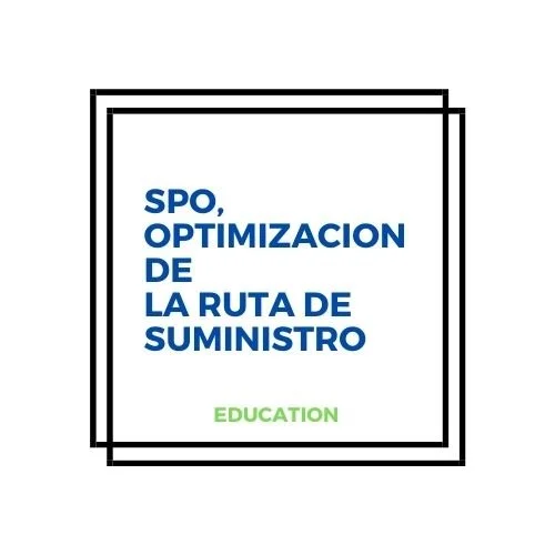 SPO u optimización de la ruta de suministro