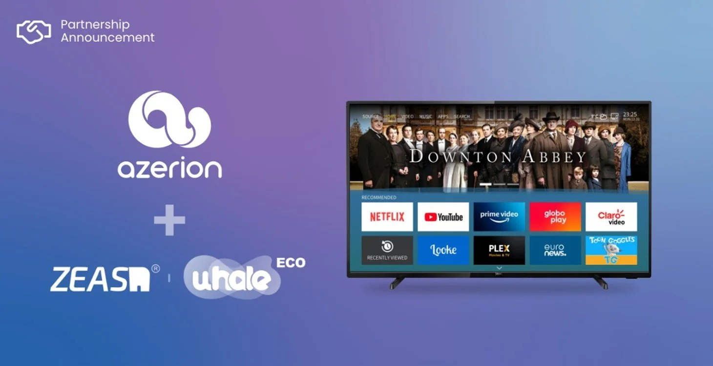 Azerion aumenta su oferta publicitaria en televisión conectada al firmar un acuerdo exclusivo global con ZEASN