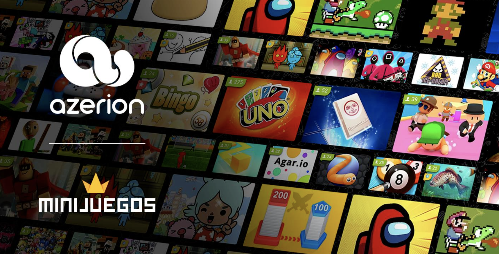 Azerion pone en marcha su acuerdo exclusivo con Minijuegos y llevara a cabo la estrategia de monetización y las operaciones de sus siete portales