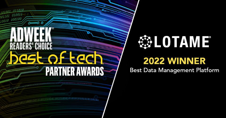 Lotame gana por segundo año consecutivo el "Best Of Tech Partner Awards" 