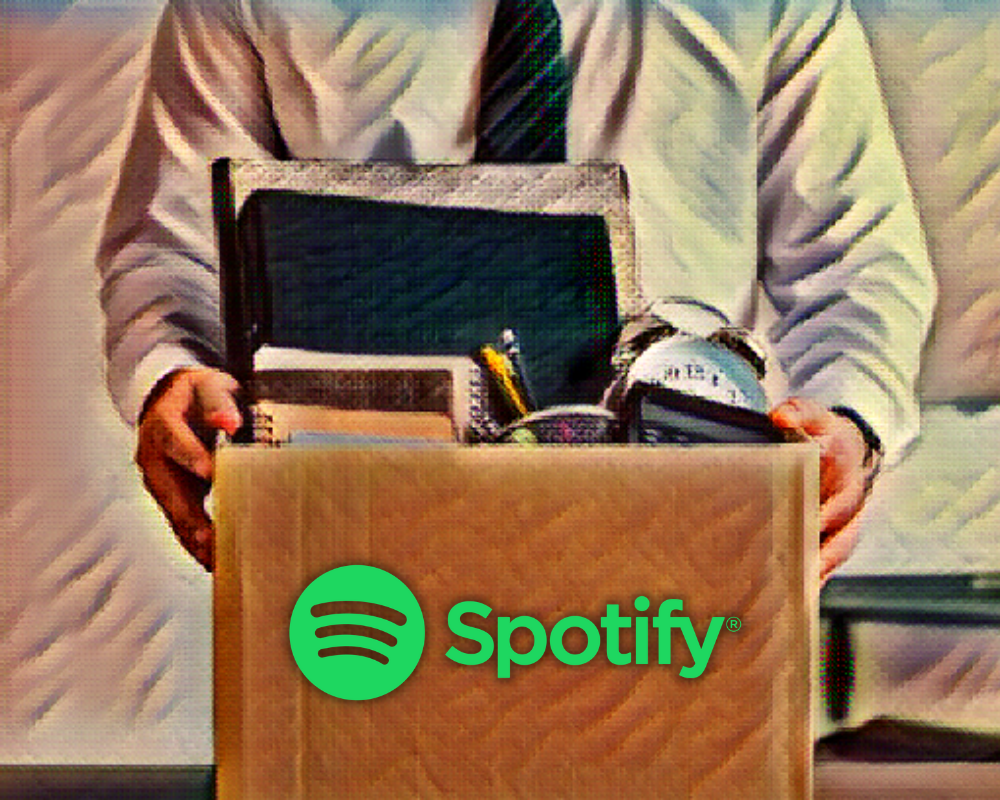 Spotify se suma la ola de despidos prescindiendo de un 6% de su plantilla