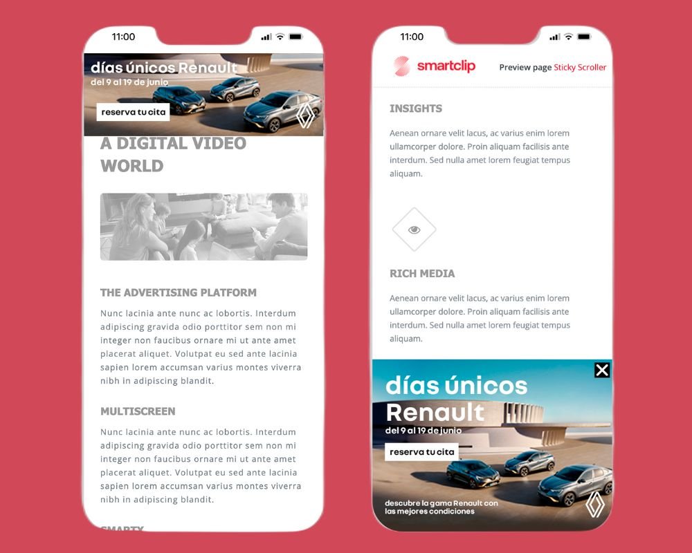 Renault, primer anunciante de automoción en probar la solución Social AD Attention de Smartclip