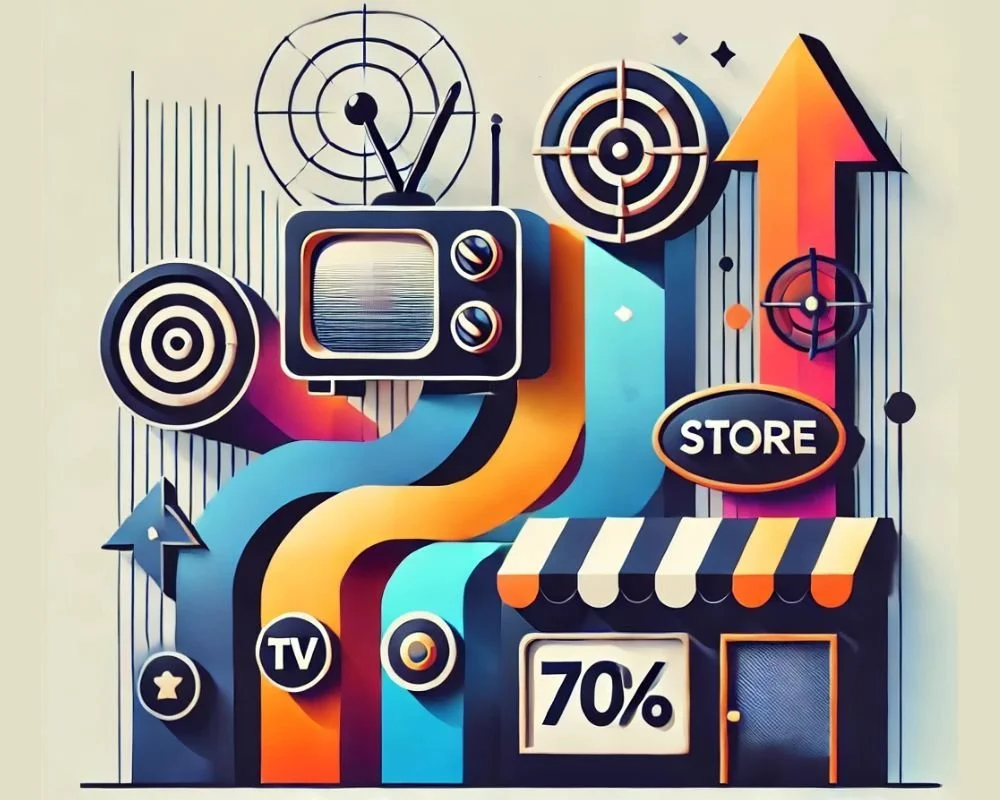Una campaña de publicidad en TV y radio puede aumentar un 70% el tráfico a tienda