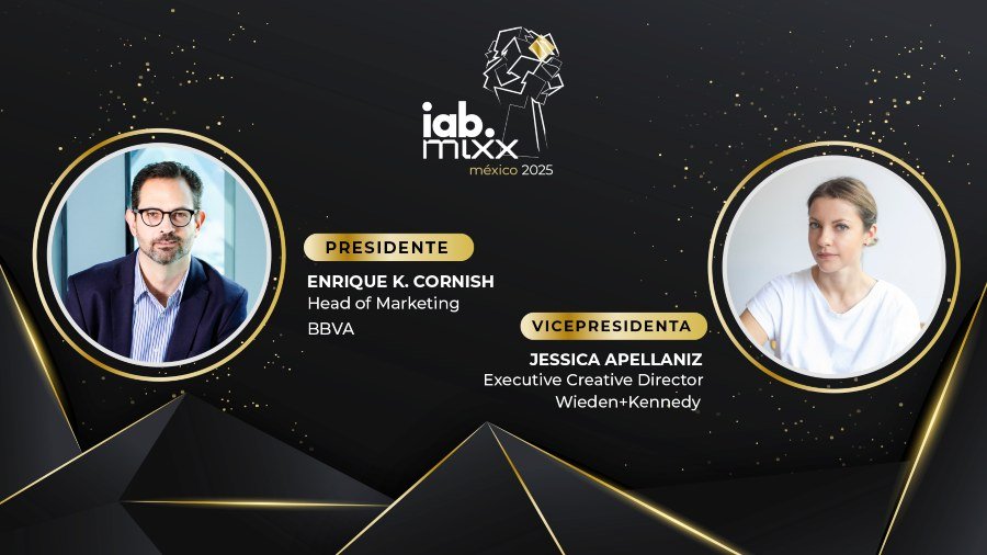 Enrique K. Cornish y Jessica Apellaniz lideran el jurado de los premios IAB Mixx México 2025