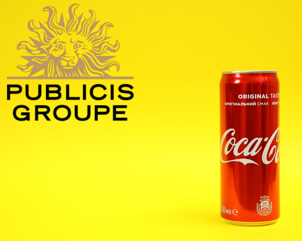 Coca-Cola elige a Publicis Groupe para su cuenta de medios en Norteamérica y deja atrás a WPP