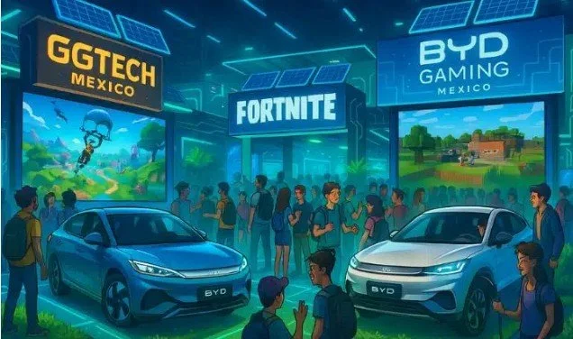 BYD y GGTech: electrificando el gaming en México
