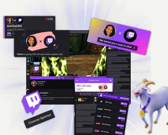 Amazon Ads lanza Twitch Creator Sponsorships, abriendo nuevas formas para que las marcas se conecten con comunidades diversas en Twitch