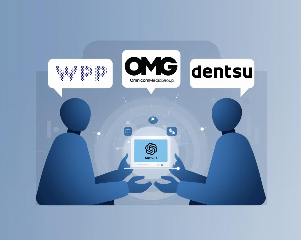 Omnicom, WPP y Dentsu se suman al primer test de publicidad dentro de ChatGPT