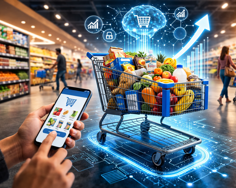 La IA de Walmart impulsa carritos un 35% más grandes 