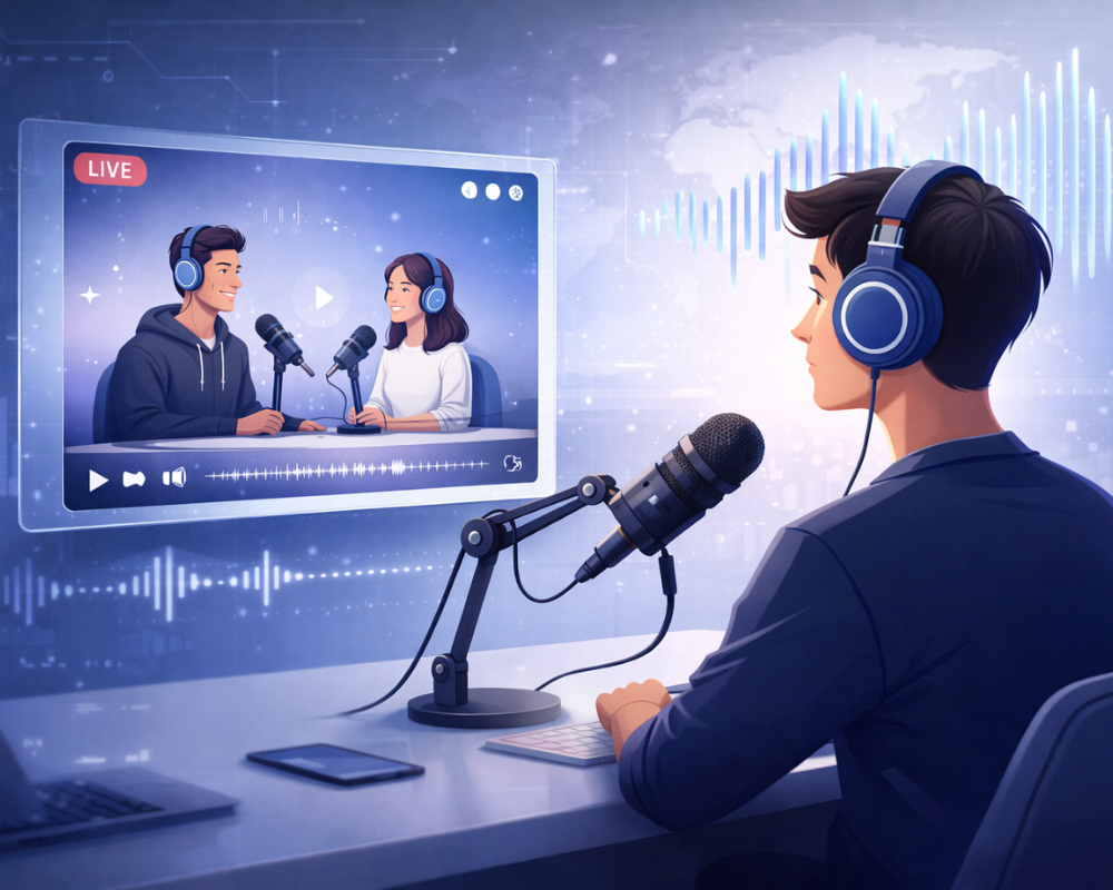 El vídeo podcast crece mientras el audio sigue liderando la audiencia