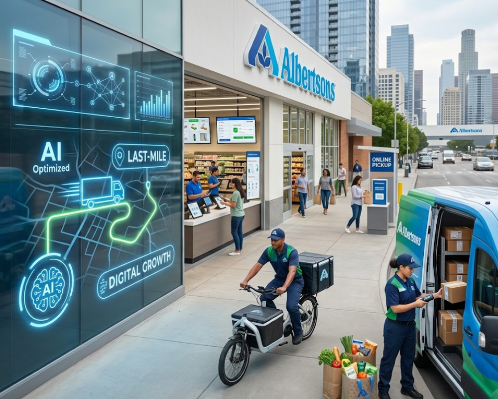 Albertsons impulsa su crecimiento omnicanal con IA, digital y logística de última milla
