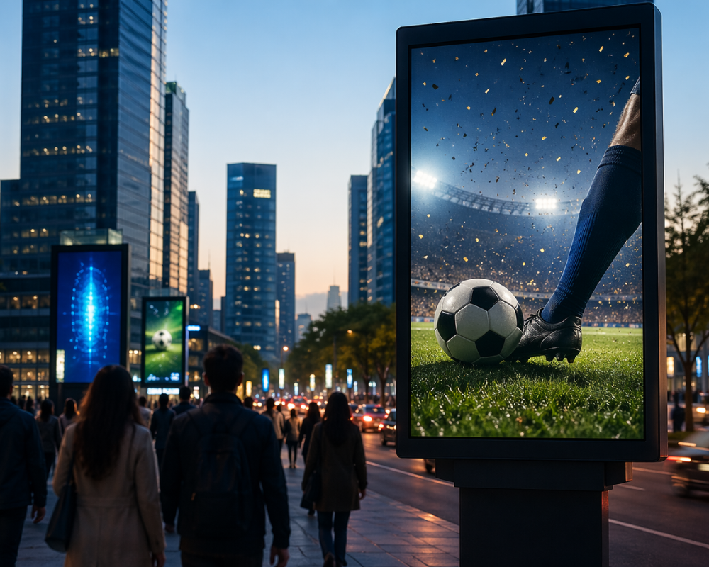 El Mundial de fútbol impulsará la inversión en DOOH 